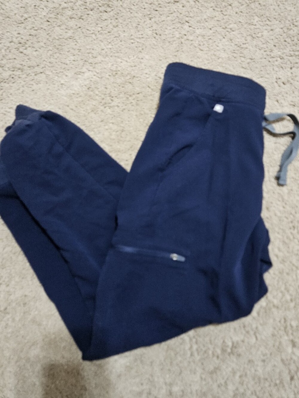Figs Navy Drawstring Joggers